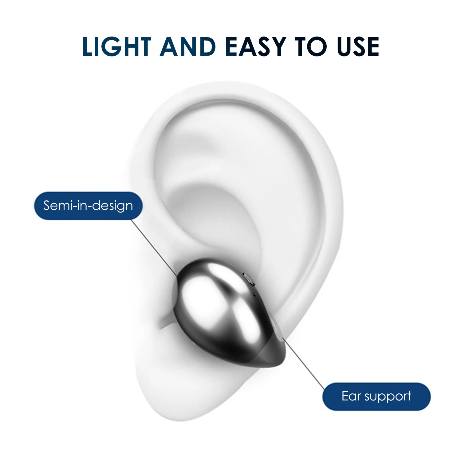 Беспроводные TWS наушники BBGear спортивные с Bluetooth 5 0 S19 костная проводимость