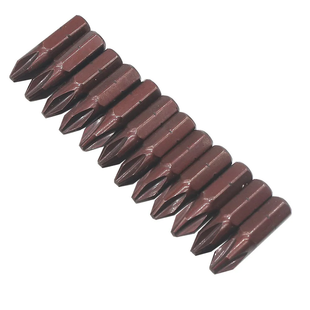 12 шт. S2 сталь 1/4 дюйма хвостовик Магнитная отвертка Torx Набор бит PH0 PH1 PH2 PH3 Cross