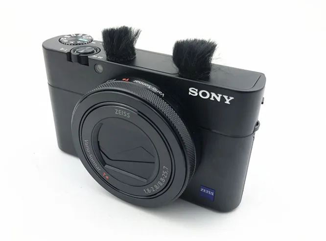 6 шт. глушитель ветра для Canon G7x Mark II Micromuff Sony RX100 III IV RX100M5 крышка микрофона G7X
