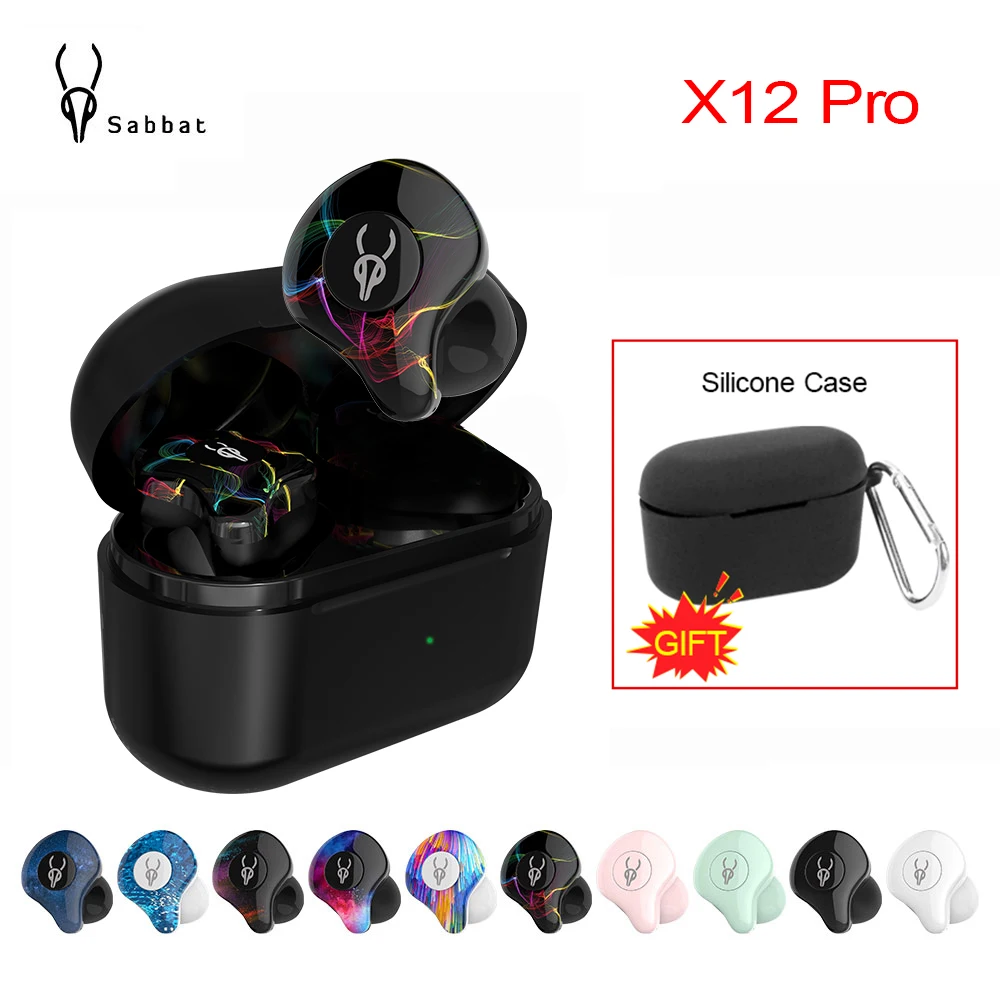 Sabbat X12 Pro TWS Wireless BLE Earphone Sport Hifi Headset Waterproof HD Stereo Ear Buds Active Noise-Cancel For Phone Android |