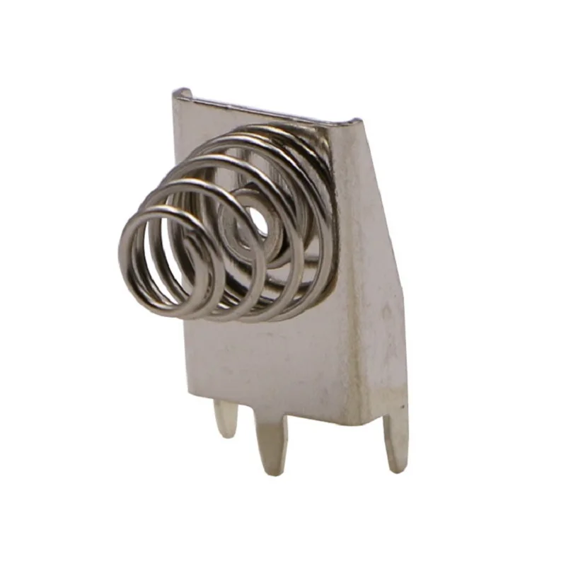 

10pcs/lot Poding THM/DIP Negative Spring Battery Contact AA,CR2,CR123A,18650 Battery Contact BC-628