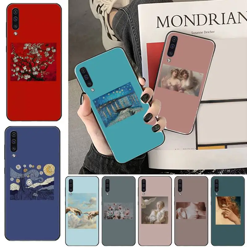 

Classical art original pattern Phone Case For Samsung galaxy S 7 8 9 10 20 edge A 6 10 20 30 50 51 70 note 10 plus