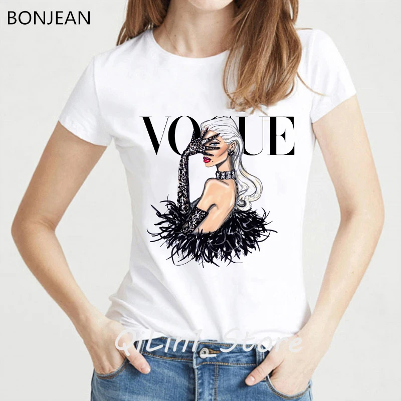 

2019 new summer Paris style vogue t shirt graphic tees women plus size hipster ladies female t-shirt camiseta mujer streetwear