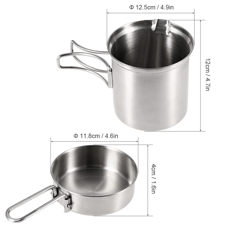 Портативная горелка для кемпинга кастрюля приготовления пищи наружный рюкзак