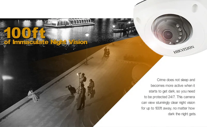 Hikvision DS-2CD2542FWD-IS 4MP купольная POE ip-камера с аудио домашней/наружной безопасности ИК 30 м CCTV видеонаблюдение H.264