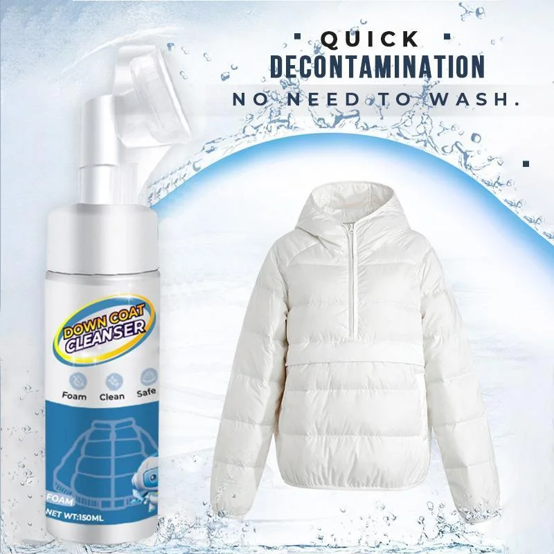 Downwear Detergent Agent Dry Cleaner Down Jacket Laundry One Wipe To Cleaning Wash Free Spray
