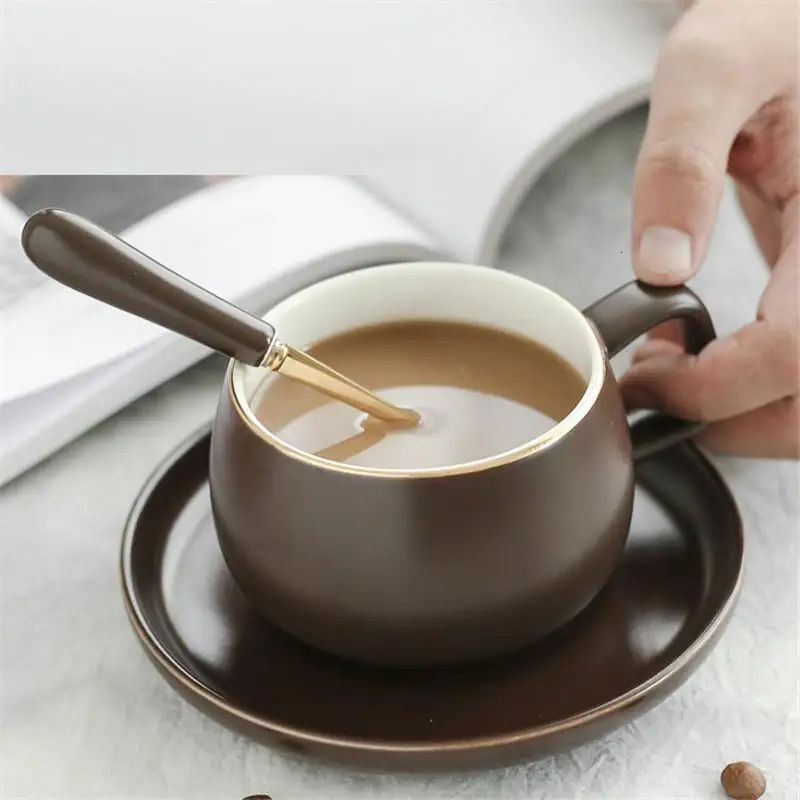 Забавный Tazzine Caffe Coffe Caneca Criativa Vajilla бутылка для воды аксессуары посуда для напитков Новинка кофе путешествия керамическая чашка и кружка