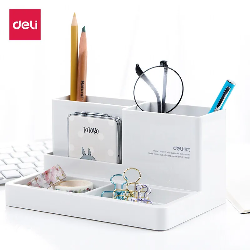 Multifunctional Pen Holder Office Stationery Desk Organizer Office