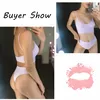 Conjunto de sujetador y braguitas para mujer, Tanga Sexy de realce, prenda superior sin costuras, ropa interior, sujetador para actividad física, tangas, Top, lencería ► Foto 3/6