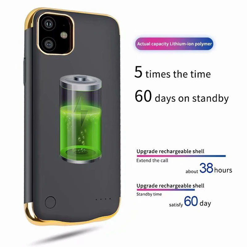 Neng 5500 мАч чехол для зарядки аккумулятора s Чехол для iPhone 11 Pro Max зарядное устройство Внешний аккумулятор чехол для iPhone 11 11Pro