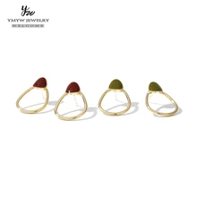 YMYW минималистичные геометрические полые короткие сережки oorbellen voor vrouwen Enaml Модные металлические украшения и аксессуары из меди подарок