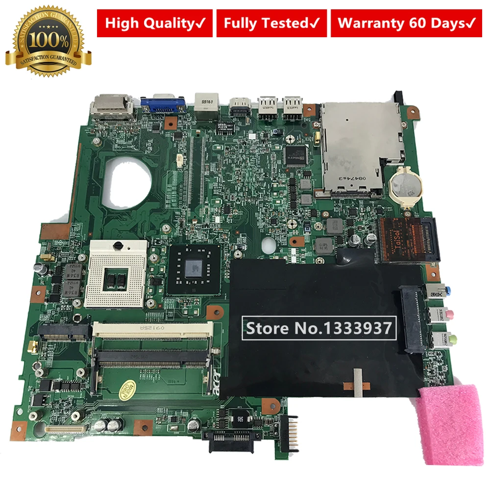 Материнская плата для ноутбука acer 5630 5630 5230g 5320 07245-1M 48.4Z401.01M DDR2 554CM01001