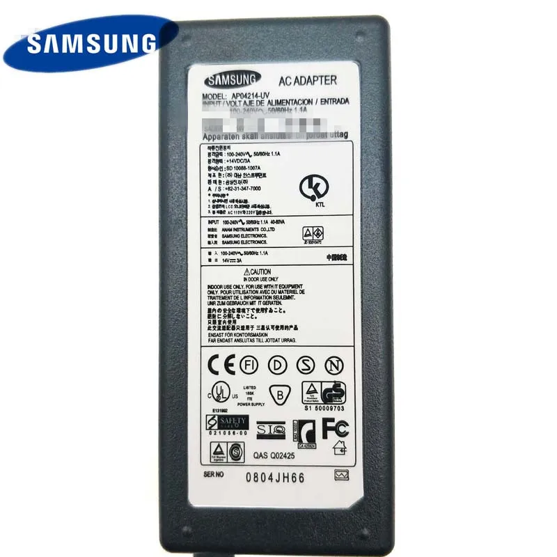 14V AC/DC Adapter For Samsung S24F S24F352 S24F352F S24F352FH S24F352FHN  LS24F352FHNXZA S24F352FHU LS24F352FHUXEN S24F350 Power|AC/DC Adapters| -  AliExpress