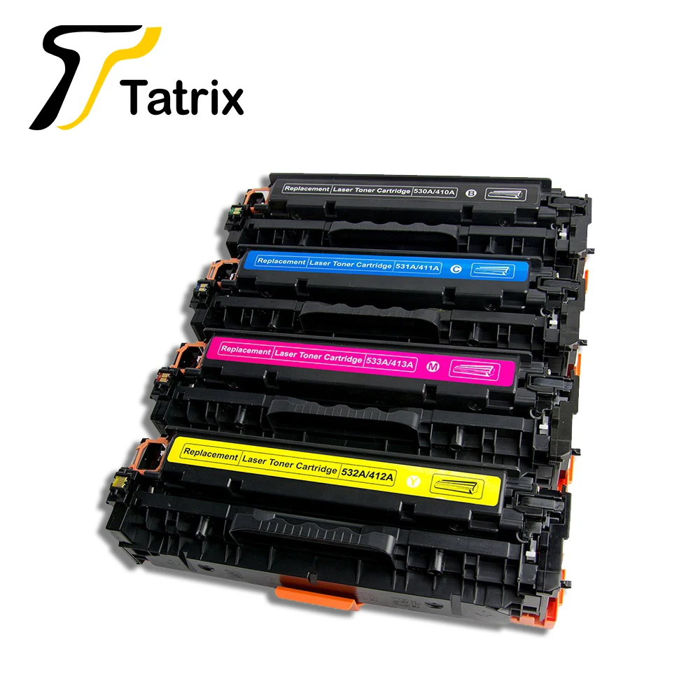 Совместимый цветной лазерный картридж Tatrix 304A 305A премиум класса для принтера HP