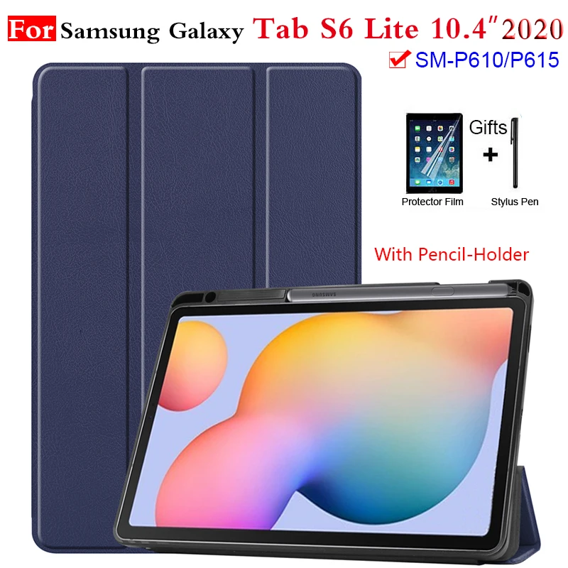 Tab S6 Lite 10 4 2020 чехол с держателем для ручки тройного сложения Samsung Galaxy фотосессия