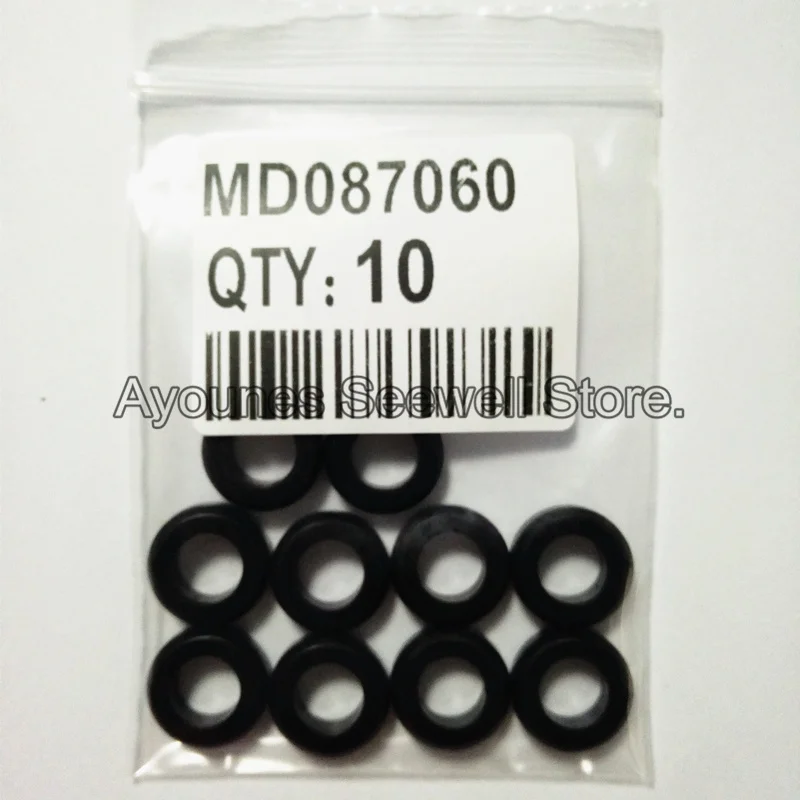 High Quality 10pieces Rubber Seals Md087060 For Mitsubishi Eclipse Lance 2.0l Injector Repair