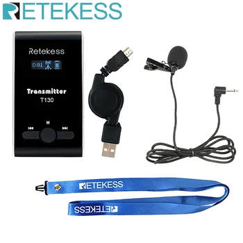 

RETEKESS T130 Tour Guide Transmitter For Wireless Tour Guide System Set Museum visit Factory Training Business Meeting Church