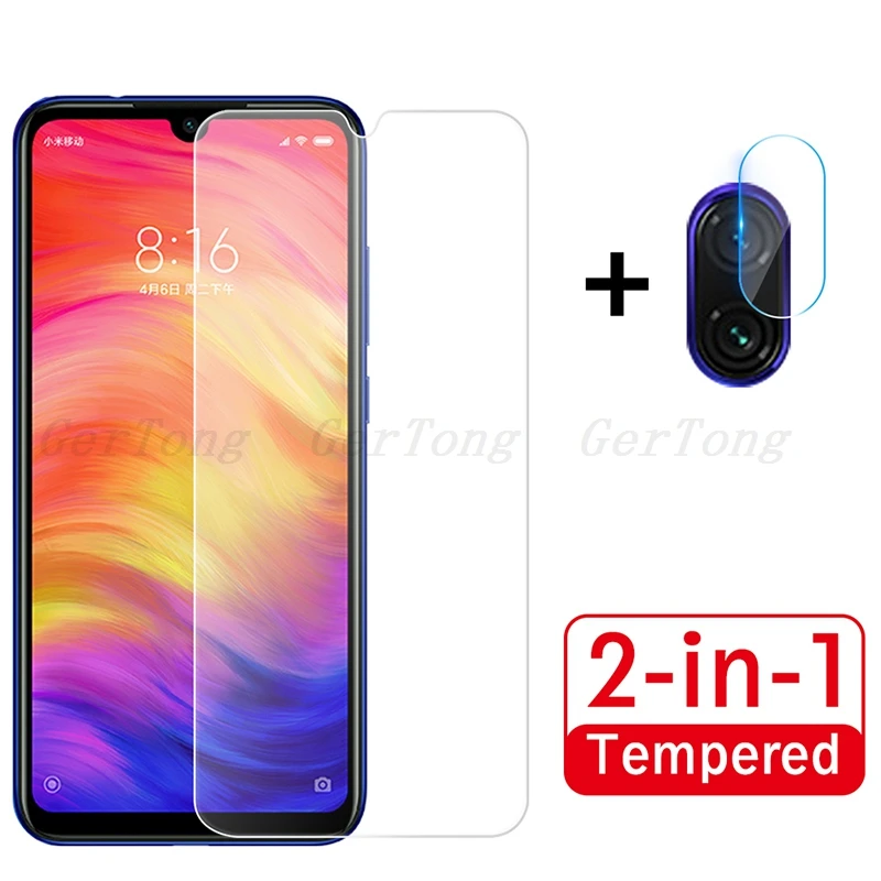 2 в 1 ультратонкое закаленное стекло для Xiaomi Redmi Note 7 Pro|Защитные стёкла и плёнки| |
