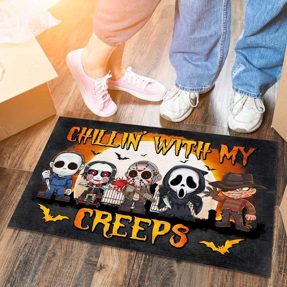 Horror Night Castle Print Door Mat, Non-slip Floor Mats Indoor Outdoor  Entrance Carpet, Home Halloween Decor - Temu