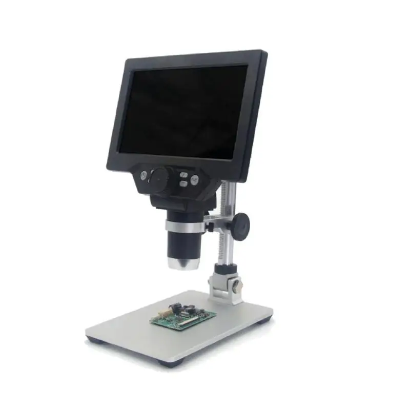Dreamestone 1200X цифровой микроскоп 7 дюймов ЖК дисплей HD дисплей паяльник мобильный телефон ремонт электронный видео микроскоп Лупа+ подставка