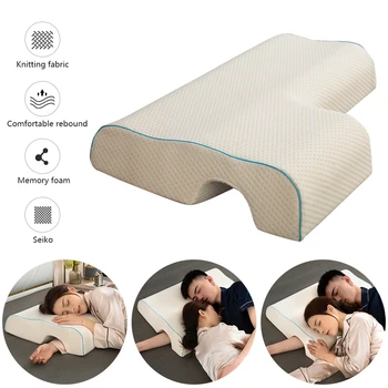 

Memory Foam Neck Pillow Orthopedic Cervical Coccyx Massager Pillows For Sleeping Slow Rebound Health Care Pain Release Bedding