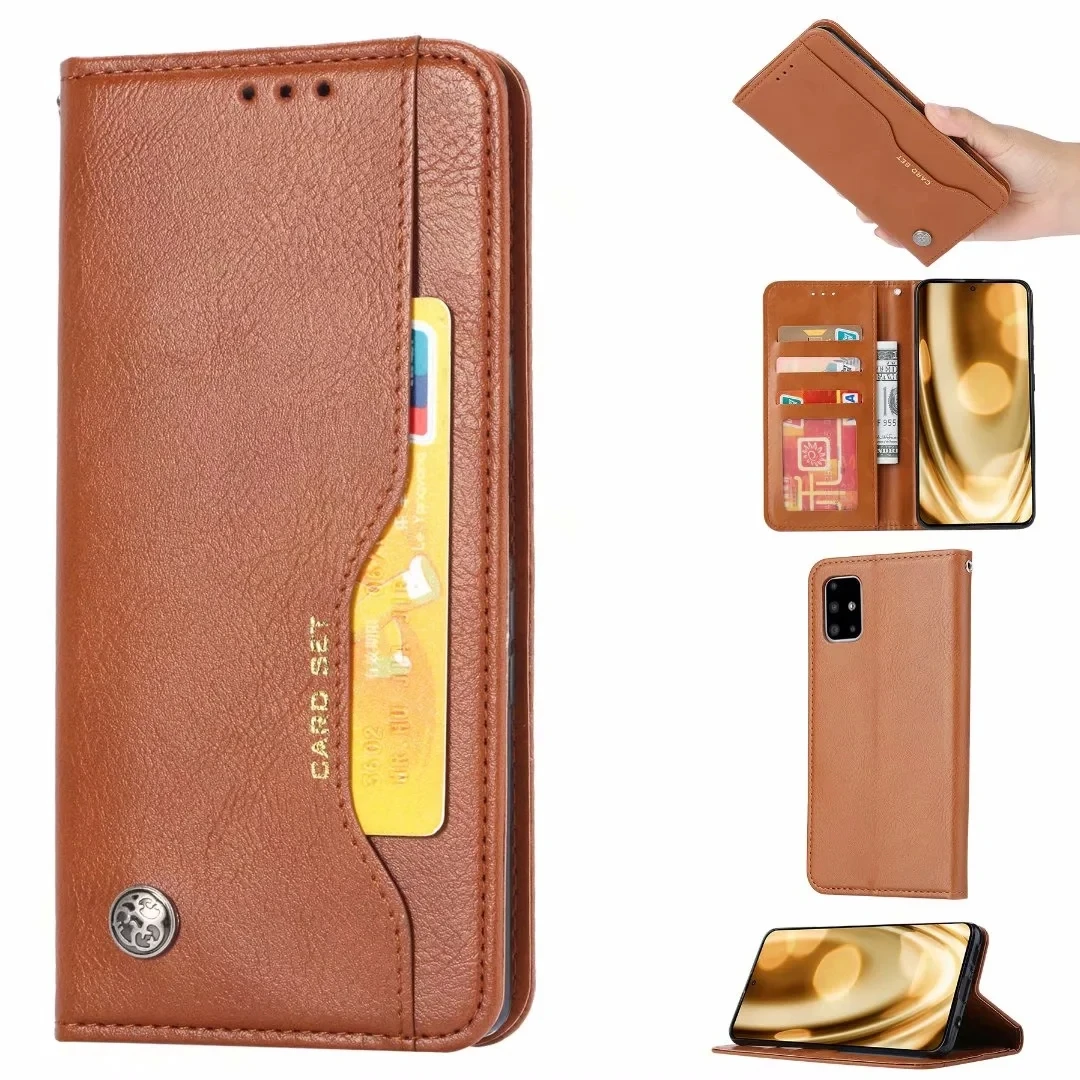 

For Samsung Galaxy S20 Plus S20 Ultra Synthetic PU Leather Shockproof Magnetic Flip Wallet Card Slot Stand Case Cover