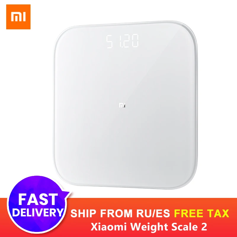 Оригинальные смарт весы Xiaomi 2 Mi умные для здоровья Bluetooth 5 0 цифровые с поддержкой