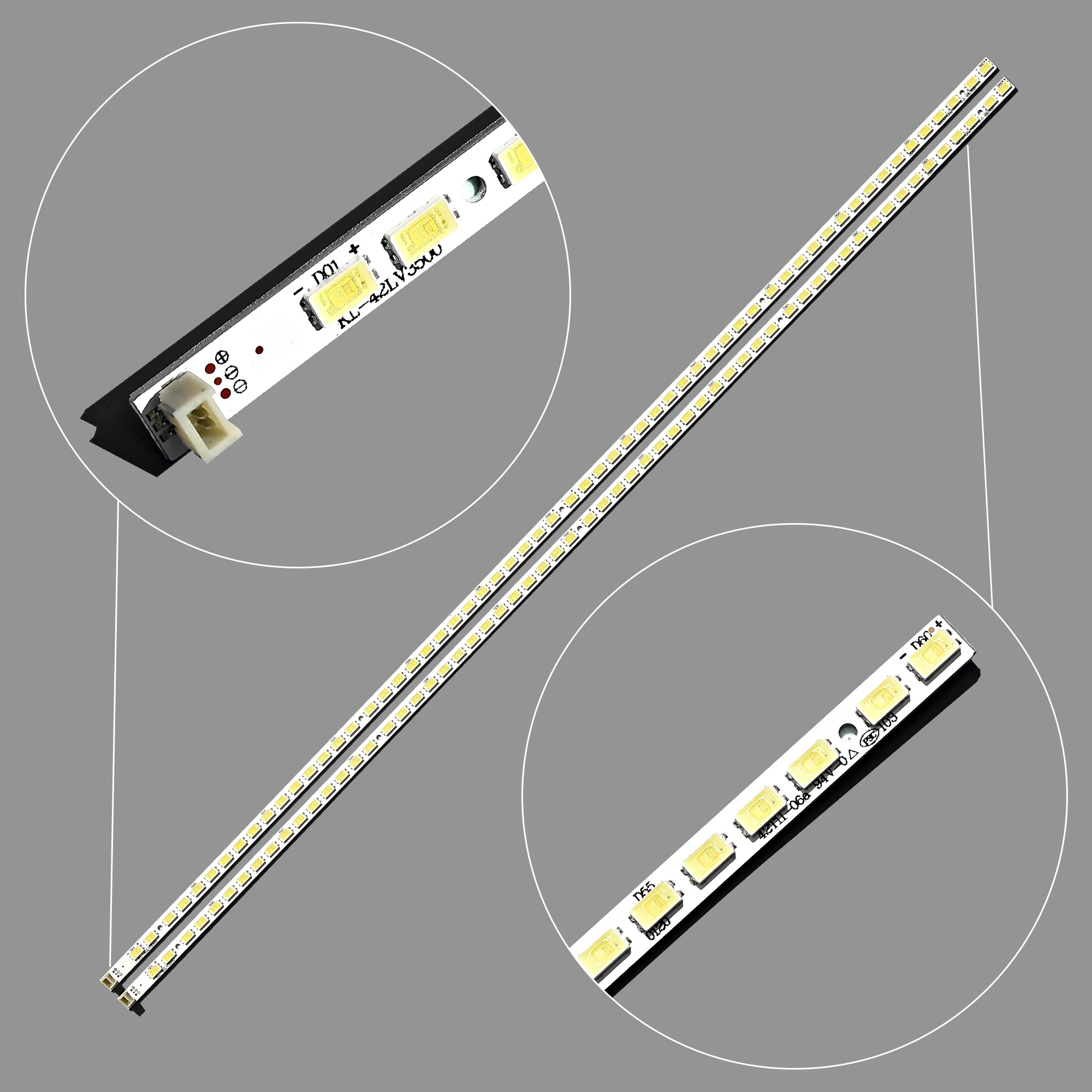 478mm LED Backlight Lamp Strip 60leds For TCL 42&quot TV 42PFL5300 42P21FBD 74.42T13.001-0-CS1 T420HW08 42T11-06a E88441 LE42X100C |