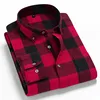 Men Plaid Shirt 2022 New Spring Autumn Flannel Casual Shirt Men Shirts Long Sleeve Chemise Homme Cotton Male Check Shirts ► Photo 3/6