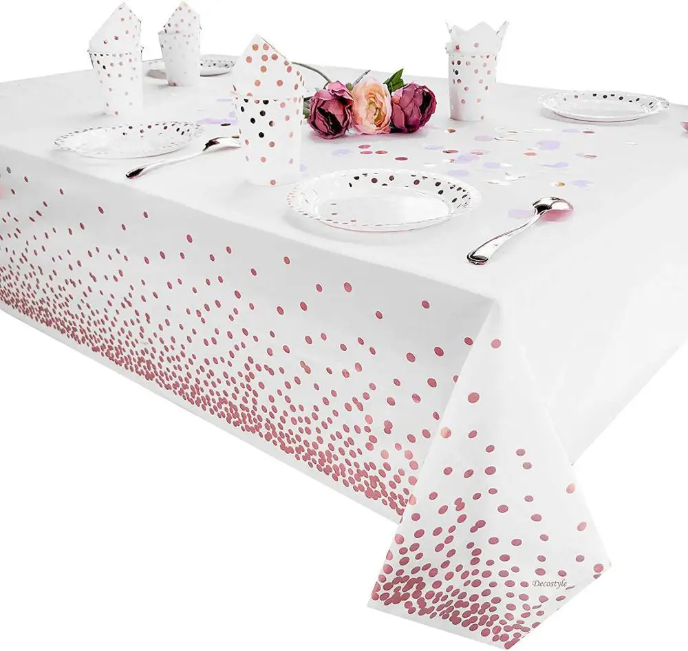 Tablecolth 1pcs 10 шт./лот, горячее предложение, мягкое белое золото, бумажное полотенце, салфетка, чашка, тарелка, ложка, вилка, вечерние салфетки, украшение на день рождения, свадьбу - Цвет: Tablecolth 1pcs