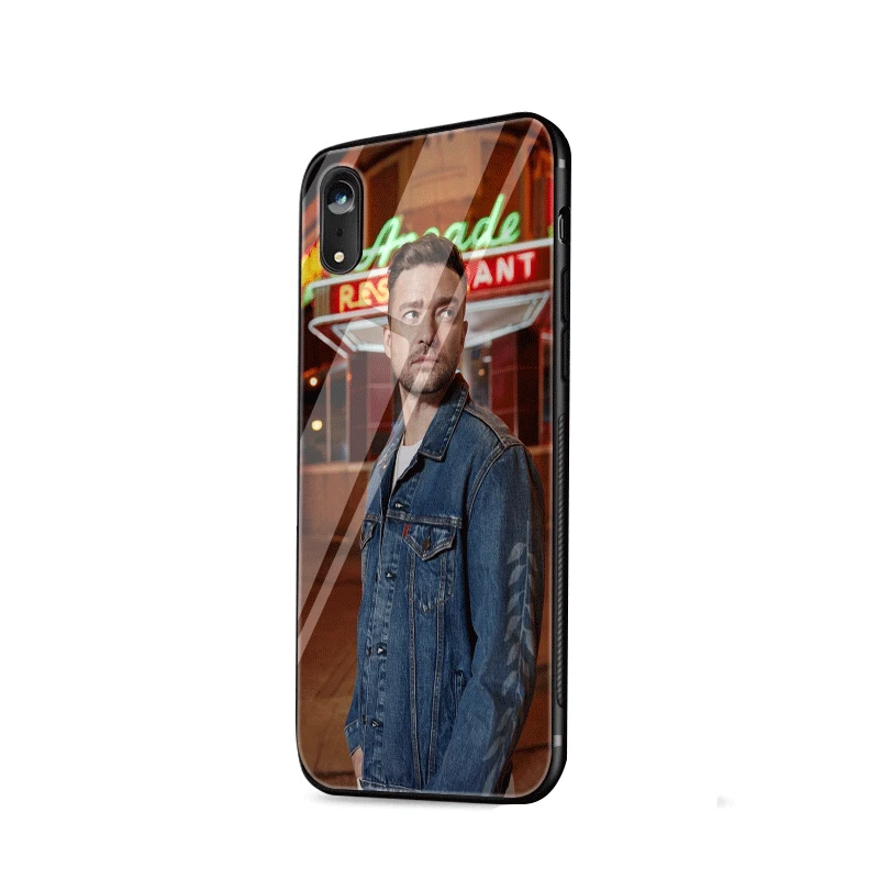 Стеклянный чехол для телефона из ТПУ стекла для Apple iPhone 5 5S SE 6 6S 7 8 Plus XR X XS Max Justine Randall Timberlake