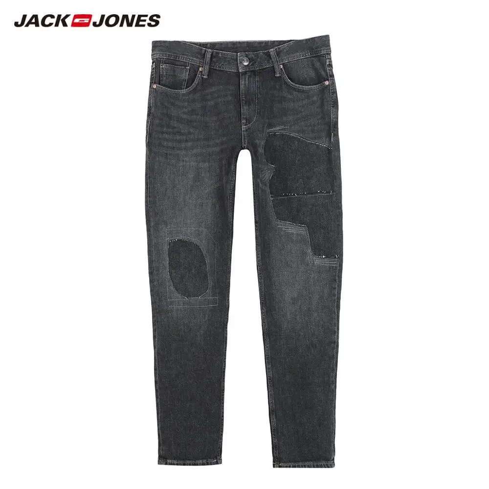 JackJones мужские облегающие укороченные рваные джинсы длиной до щиколотки