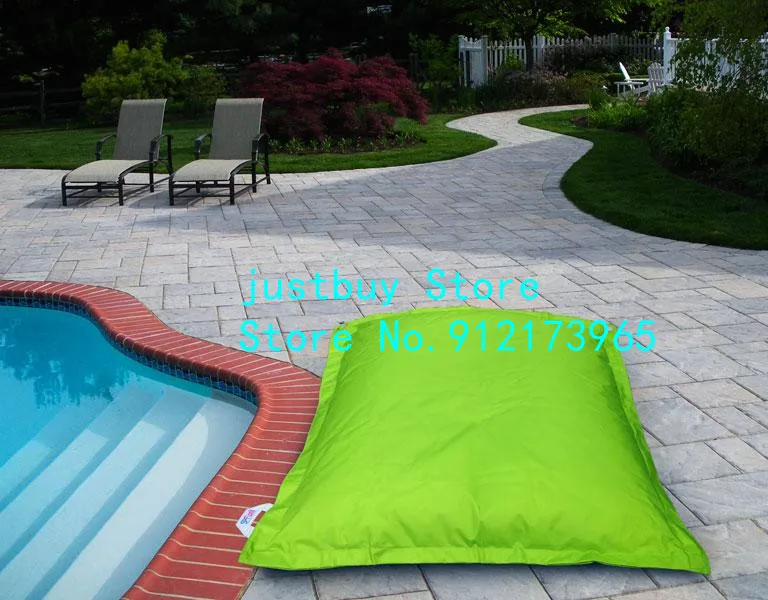 outdoor floating beanbag sofa chair, garden sitting lake side bean bag Size and Stylish Design Stool Pouf Furniture