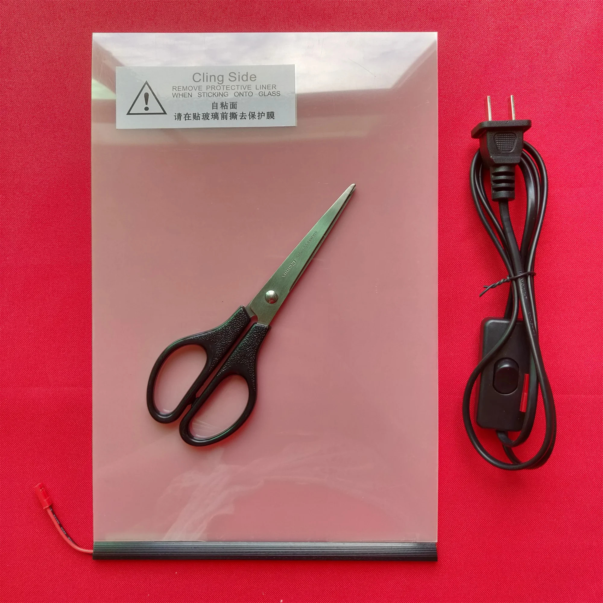 Дешево A4 Размер образец 19*29 см электрическая самоклеящаяся PDLC пленка затемнение Смарт на стекло окно дверь оттенок смарт пленка