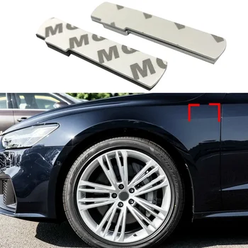 

2pcs For Sline Logo 3D Stereo Car Sticker Side Body Letters Badge Decals Trim For Audi A1 A2 A3 A4 A5 A6 A7 A8 S3 S6 Car Styling