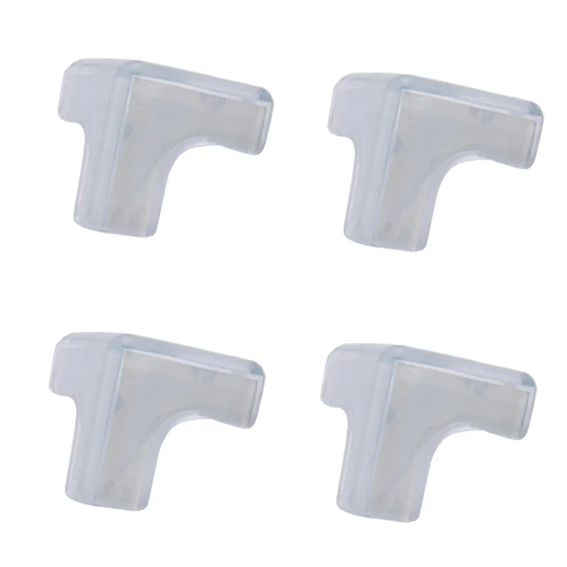 10pcs/lot Rubber Transparent L Shape Baby Safety Silicone Corner Protector Kids Soft Clear Table Desk Edge Corner Guards
