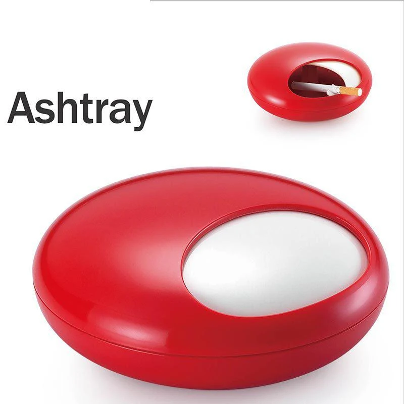 

Go ashtray creative personality fashion large rotatable ashtray gift gift ashtray with lid Ashtrays Ceramic Ashtray Smoking Tray