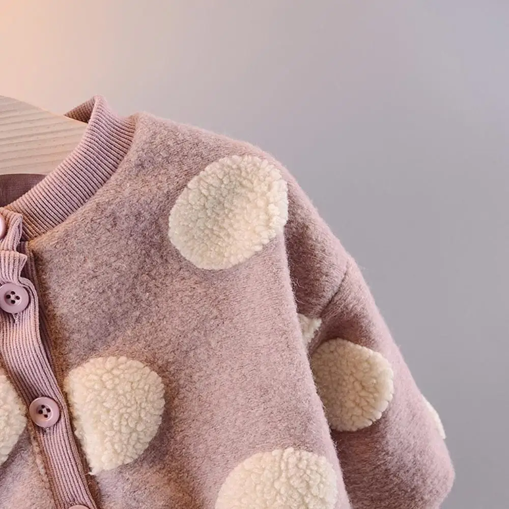 Зимняя одежда для новорожденных девочек; флисовое пальто с длинными рукавами; утепленное кашемировое пальто для маленьких девочек; теплая куртка; Верхняя одежда для младенцев