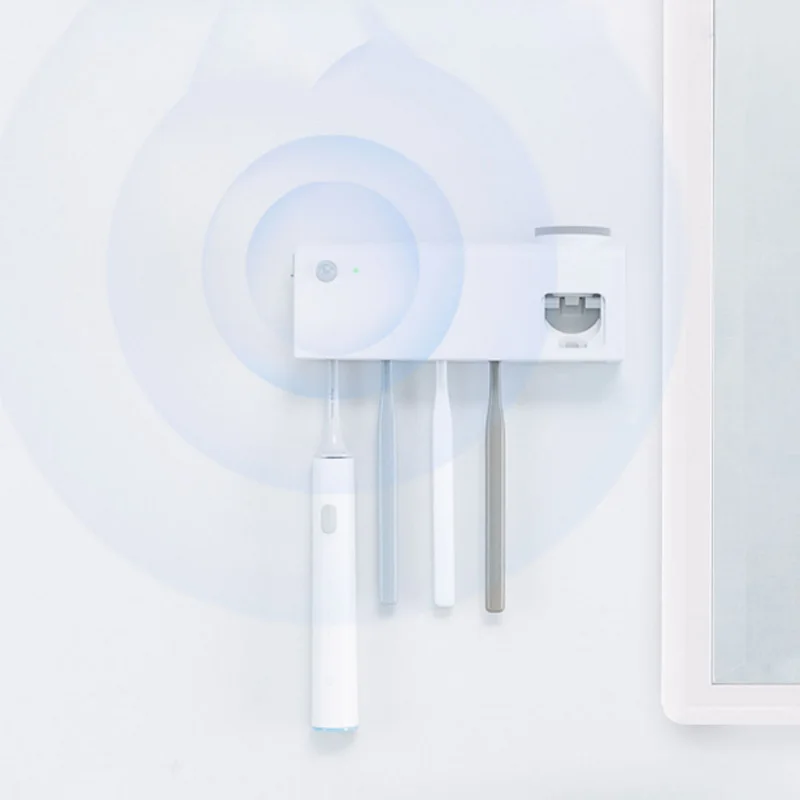 XiaoMi Dr Meng держатель зубной щетки интеллектуальная дезинфекция автоматический диспенсер для зубной пасты с чашкой настенное крепление для зубной щетки