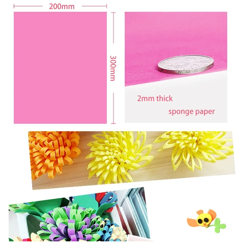 EvaFoamGlitterA4GoldPowder губка бумага ручной работы материалы для поделок DIY Дети 30* 20cm10pcs/packMatching die материал бумага картон