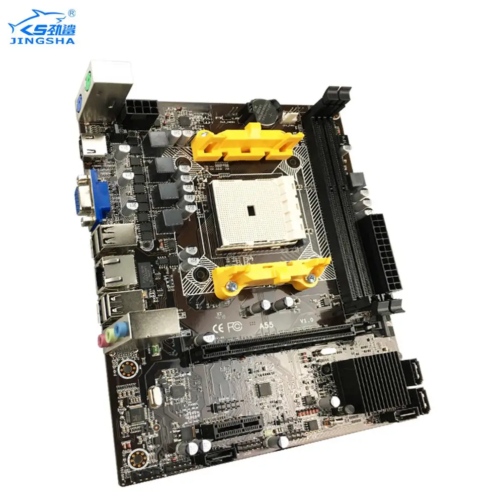 

JJINGSHA AMD motherboard A55 mainboard DDR3 Fm1 socket motherboard Support A8 A6 A4 CPU system board