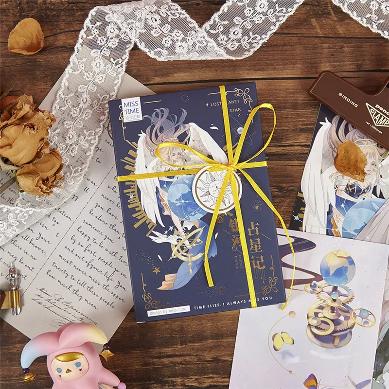 30 шт./компл. Galaxy Stardust серия бумажная открытка DIY аниме персонажи поздравительные открытки Открытка для сообщений подарок на Рождество и год