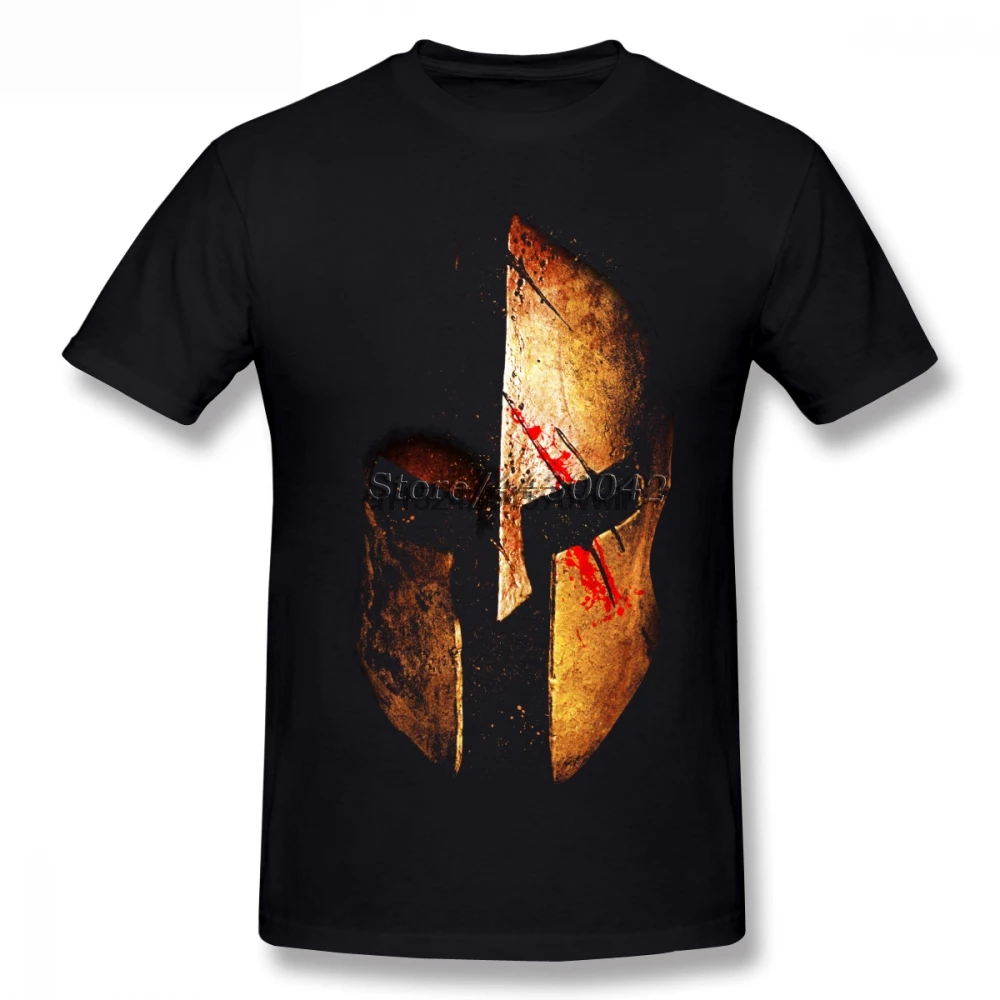 Molon LABE Spartan 5XL 6XL Camiseta Size Cotton Team Sparta Mask T-shirt Tee Shirt 4XL For Men Plus | Мужская одежда