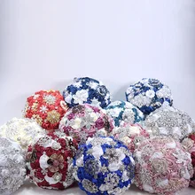 Cheap 12 Colors New Bridal Bouquet Champagne Handmade Rose Flowers Bouquet Rhinestone Holding Flowers Wedding Bouquet Accessories Cheap 12 Colors New Bridal Bouquet Champagne Handmade Rose Flowers Bouquet Rhinestone Holding Flowers Wedding Bouquet Accessories