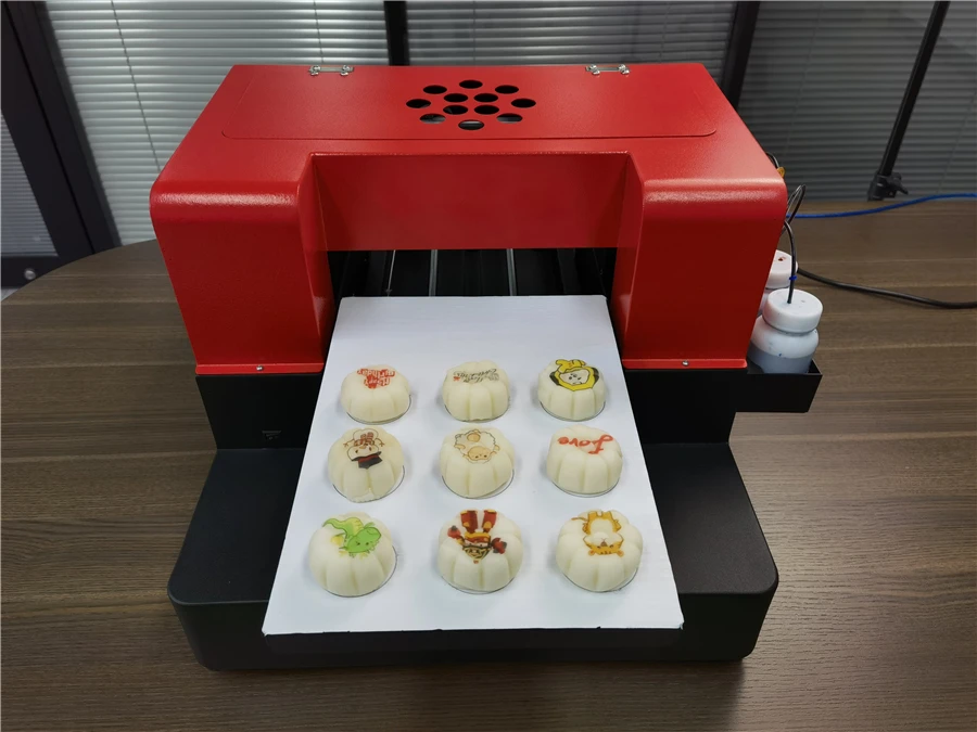 2021 Food Printers Automatic Inkjet Printer for Sugar Paper Moon Cake