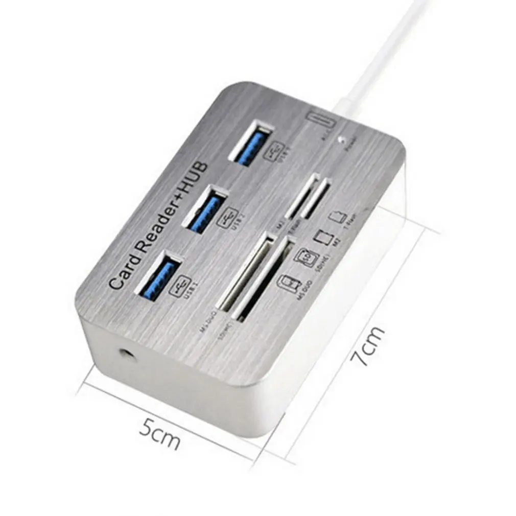Концентратор USB/Type C разветвитель USB 3 0 Micro типа кардридер все в одном адаптер для