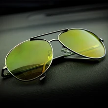 Водительские очки, дневные и ночные солнцезащитные очки, мужские водительские очки, солнцезащитные очки HD, поляризованные очки ночного видения