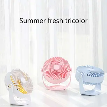 

F21 Mini USB Rechargeable Handheld Fan Portable Striped Fan Home Student Portable Desktop Office Fan Outdoor