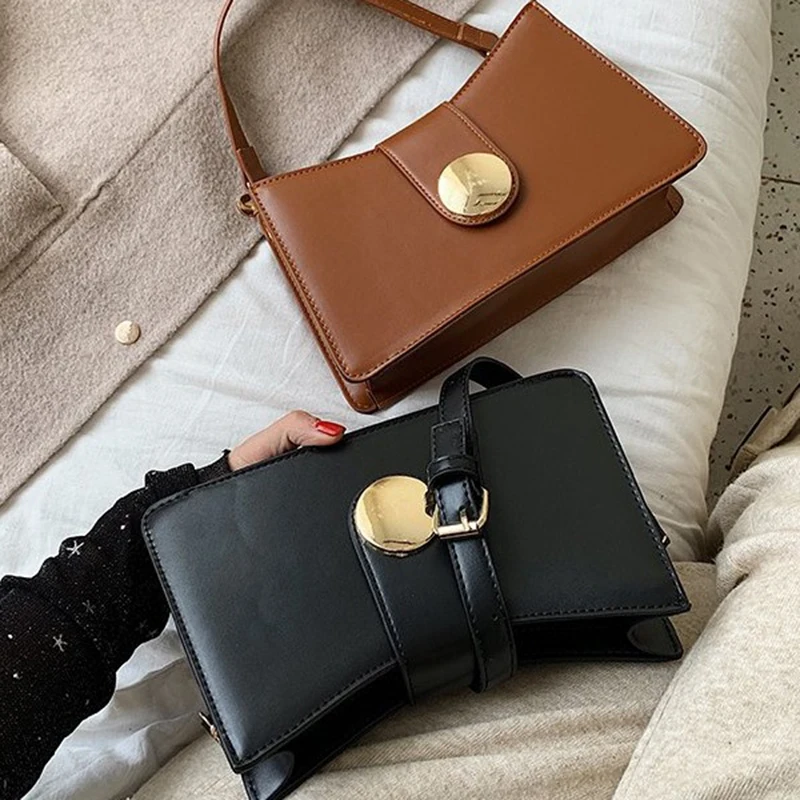 Crossbody Bag For Women 2019 New Pu Leather Messenger Solid Color Shoulder Torebki Damskie Mujer Bandolera Clutch | Багаж и сумки