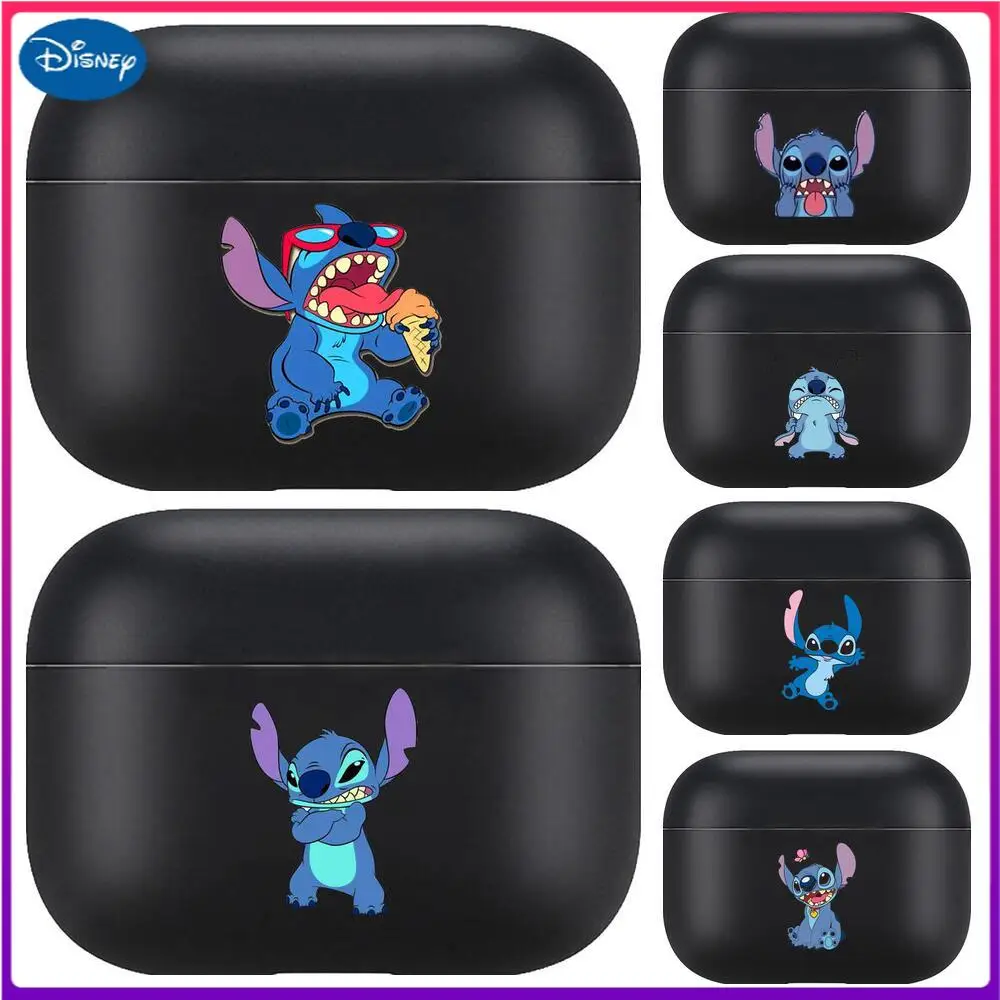 

Stitch Disney For Airpods pro 3 case Protective Bluetooth Wireless Earphone Cover for Air Pods airpod case air pod Cases black 1
